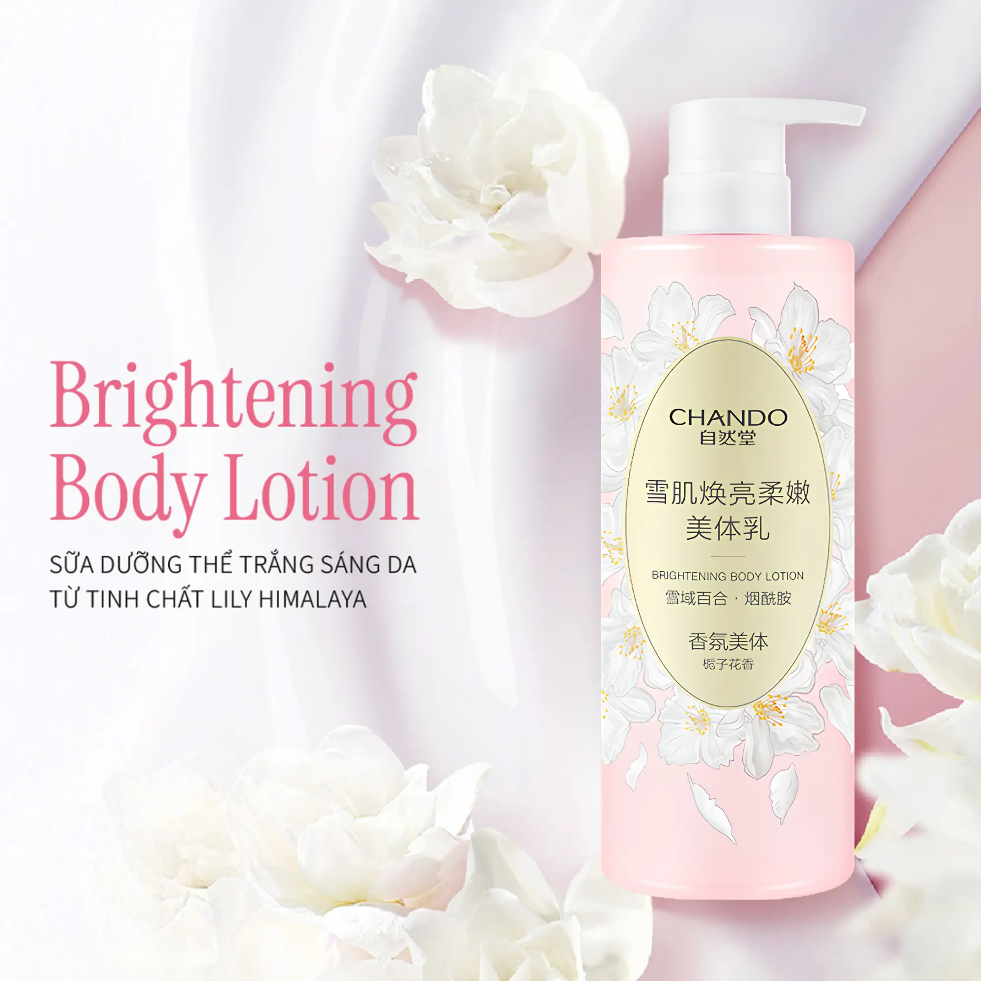 sữa dưỡng thể trắng da Chando