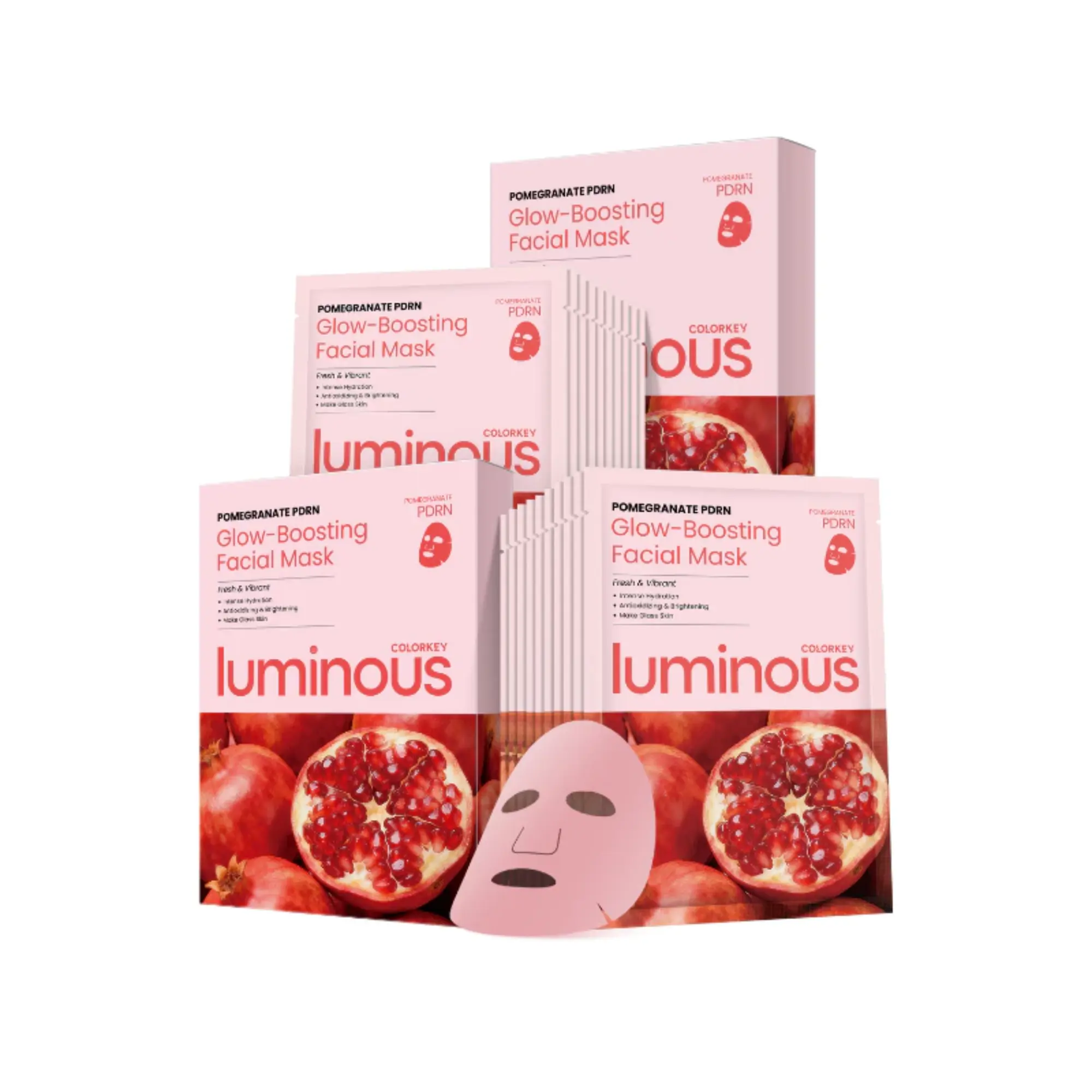 mặt nạ colorkey lựu đỏ