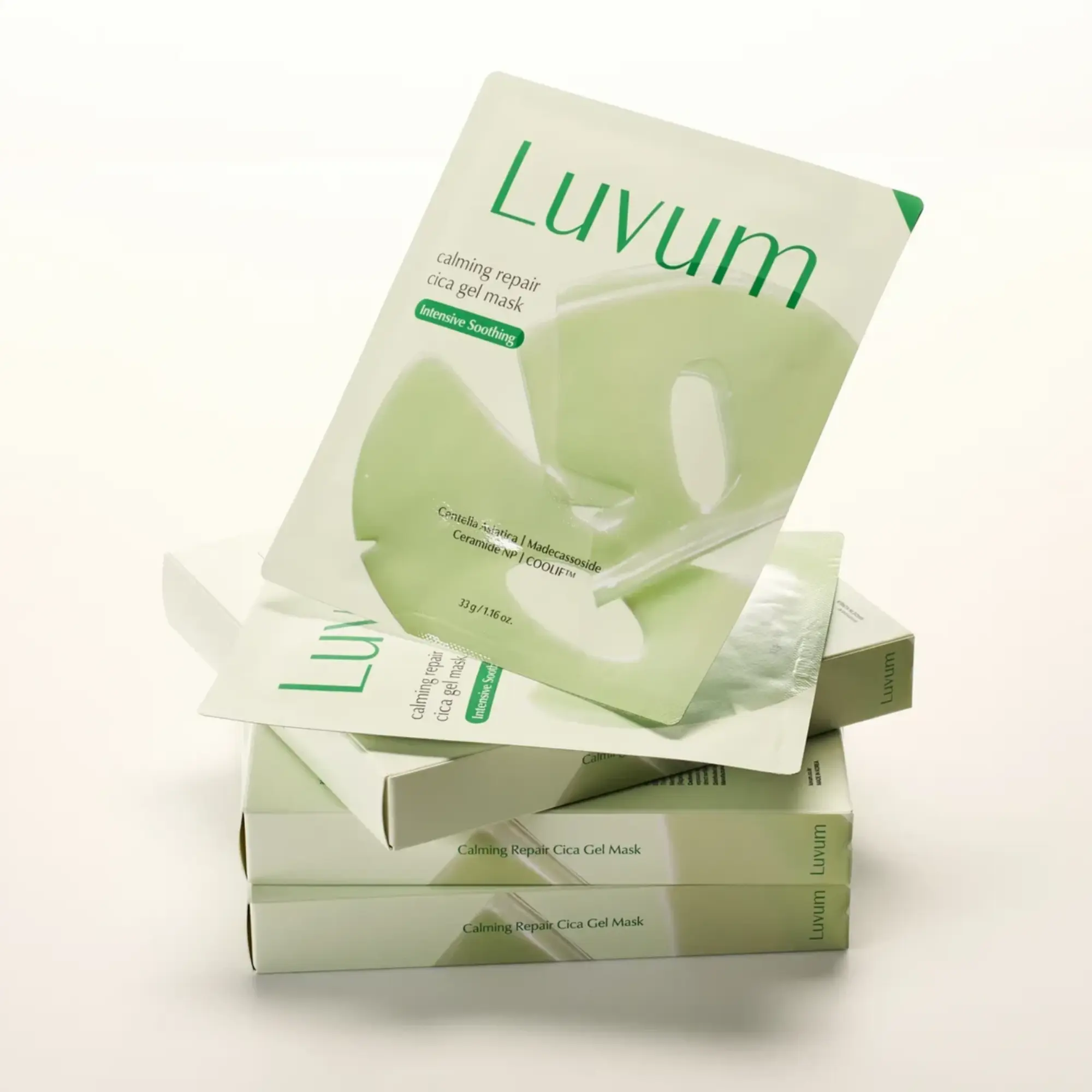 mặt nạ thạch rau má luvum