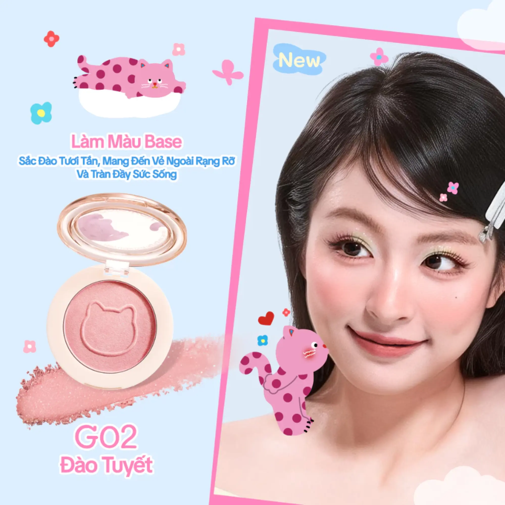 má hồng pokky mao colorkey