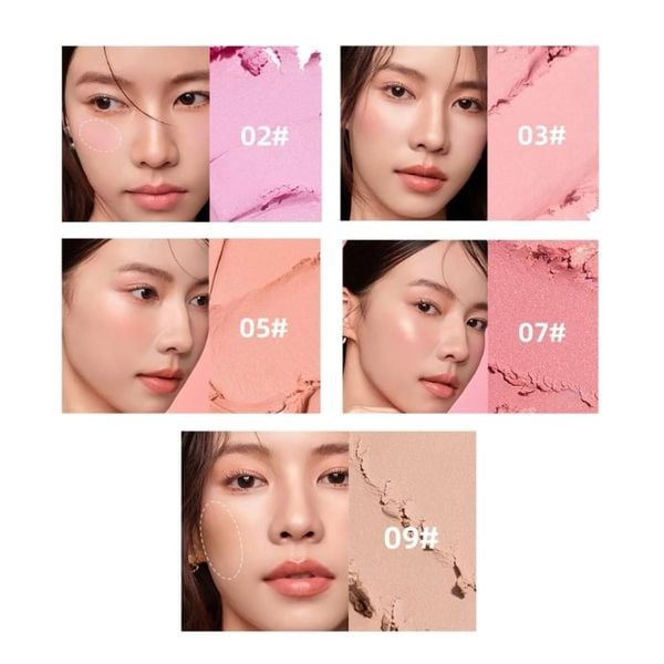 Má Hồng Dạng Kem Ukiss Temp Code Mousse Cream Blush