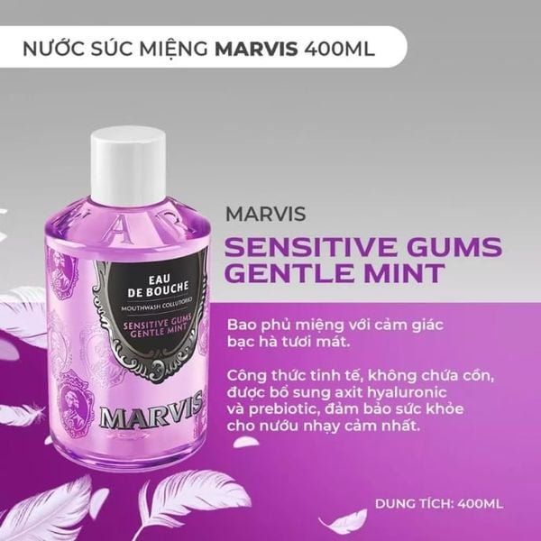 Nước Súc Miệng Marvis Collutorio Sensitive Gums