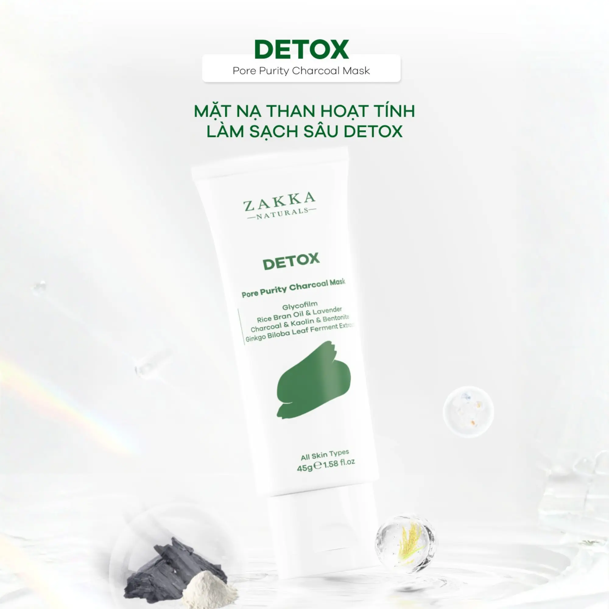 mặt nạ than tre Zakka