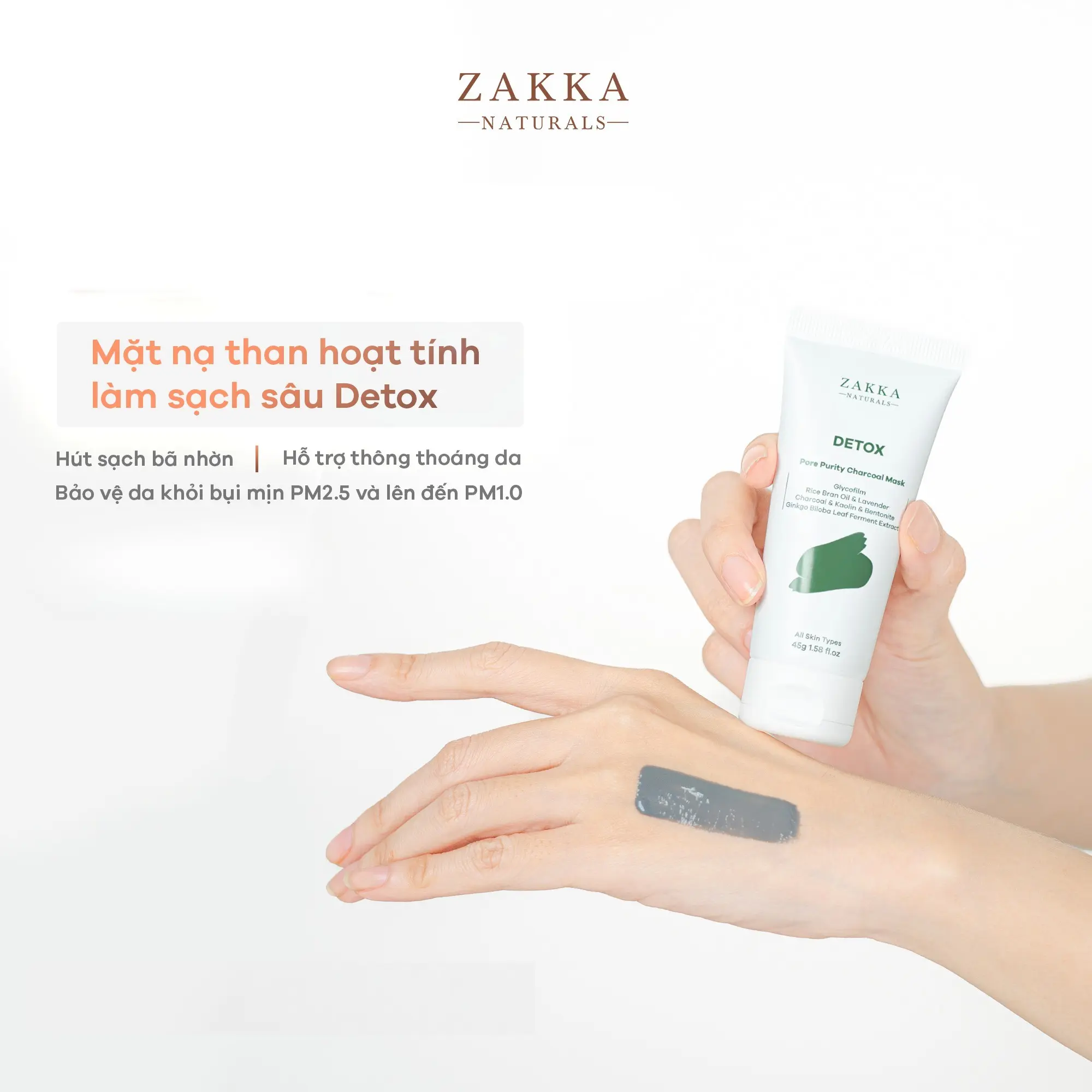 mặt nạ than tre Zakka