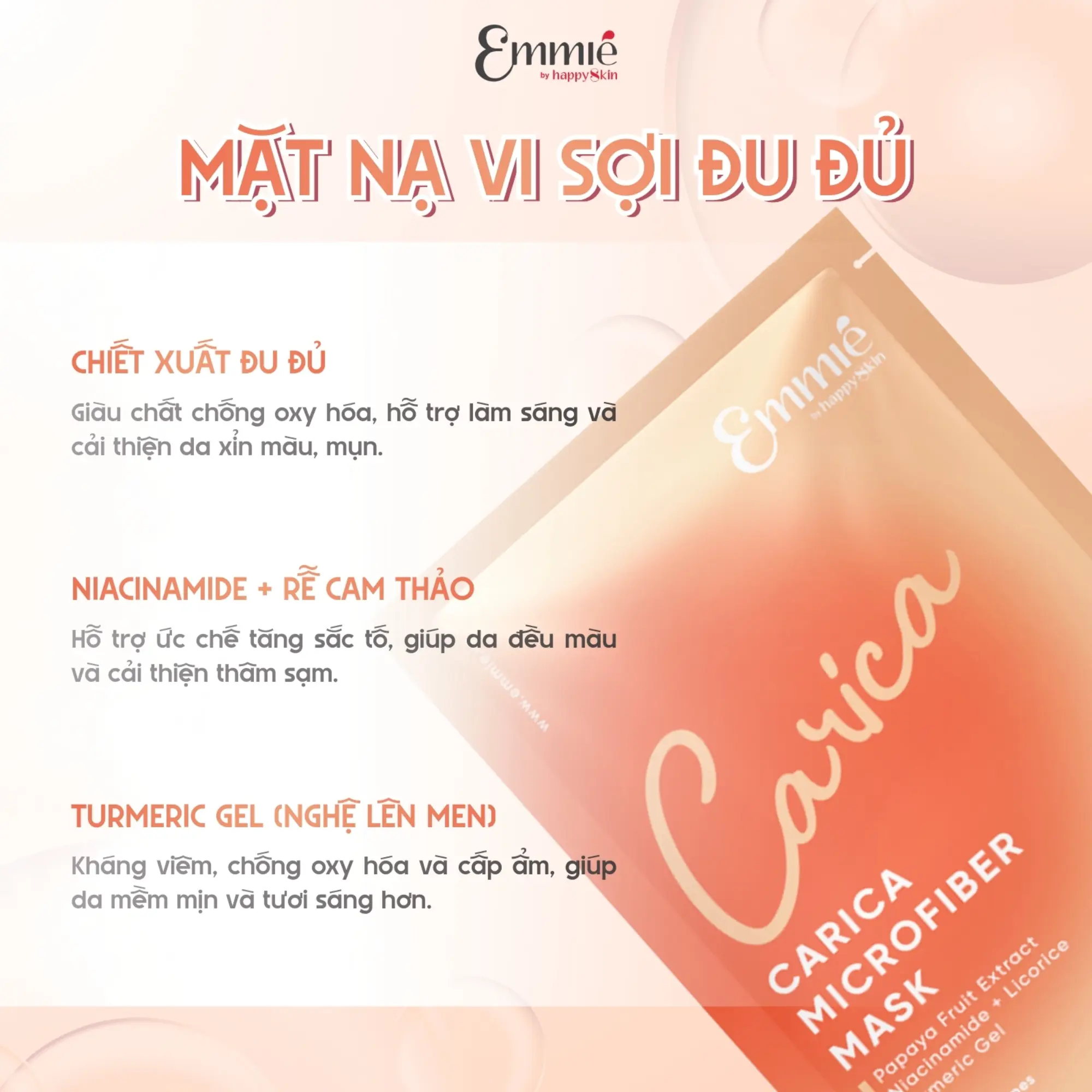 mặt nạ đu đủ Emmie