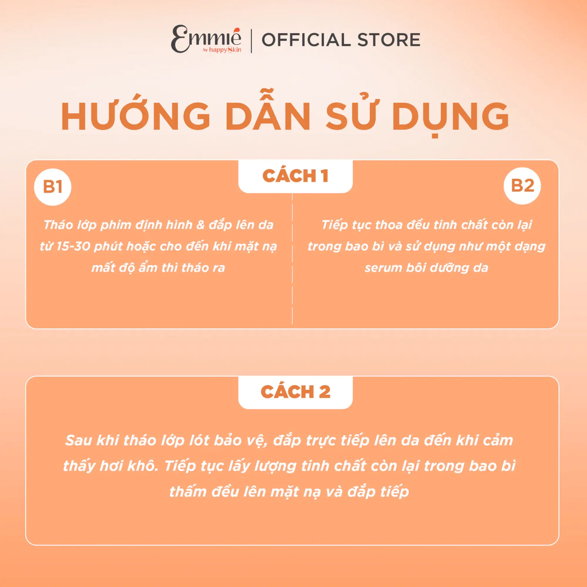 mặt nạ đu đủ Emmie