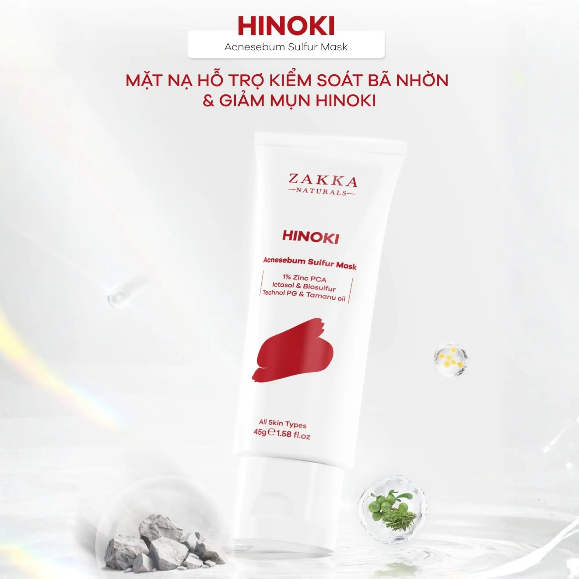 mặt nạ hinoki zakka