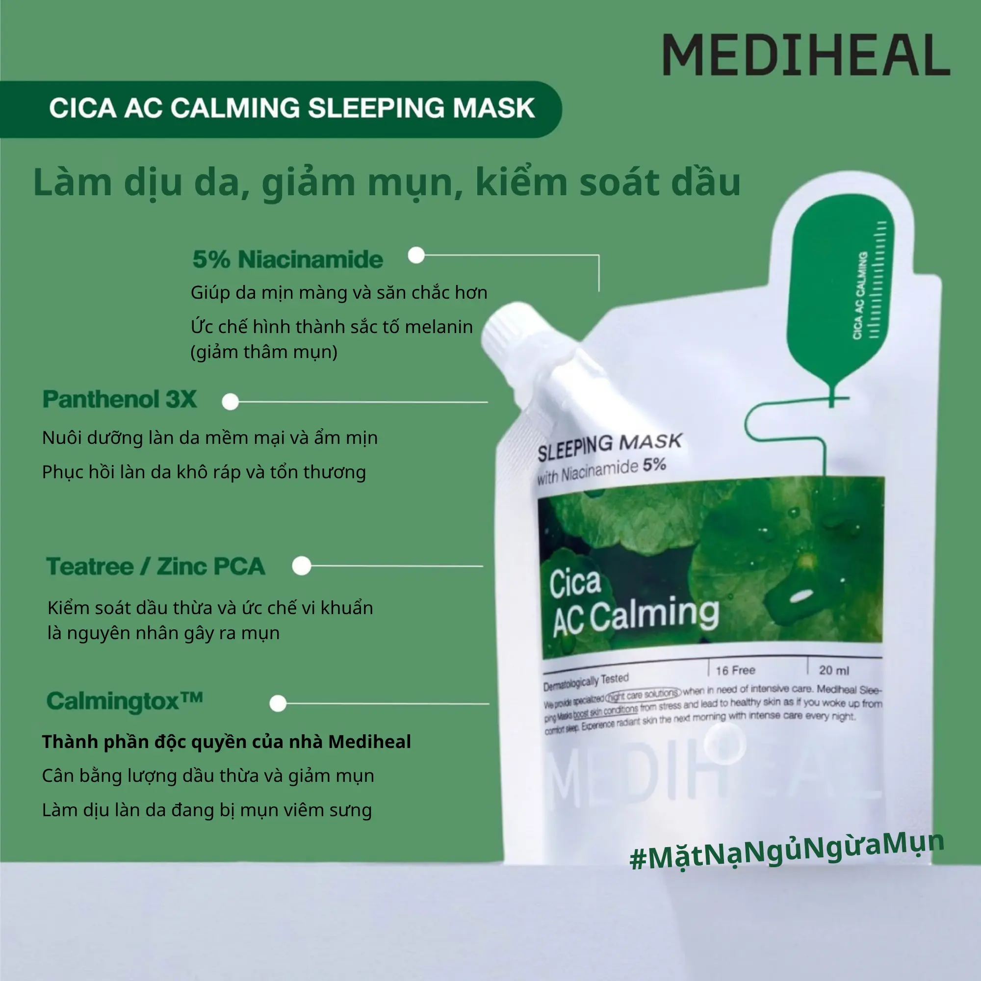 mặt nạ ngủ mediheal