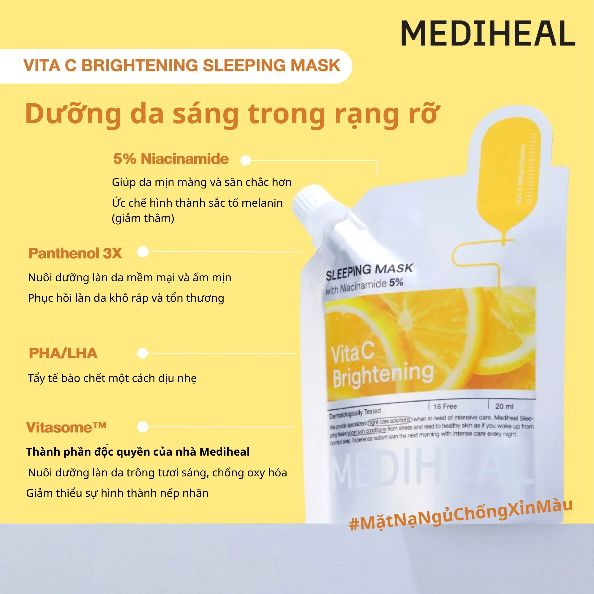 mặt nạ ngủ mediheal