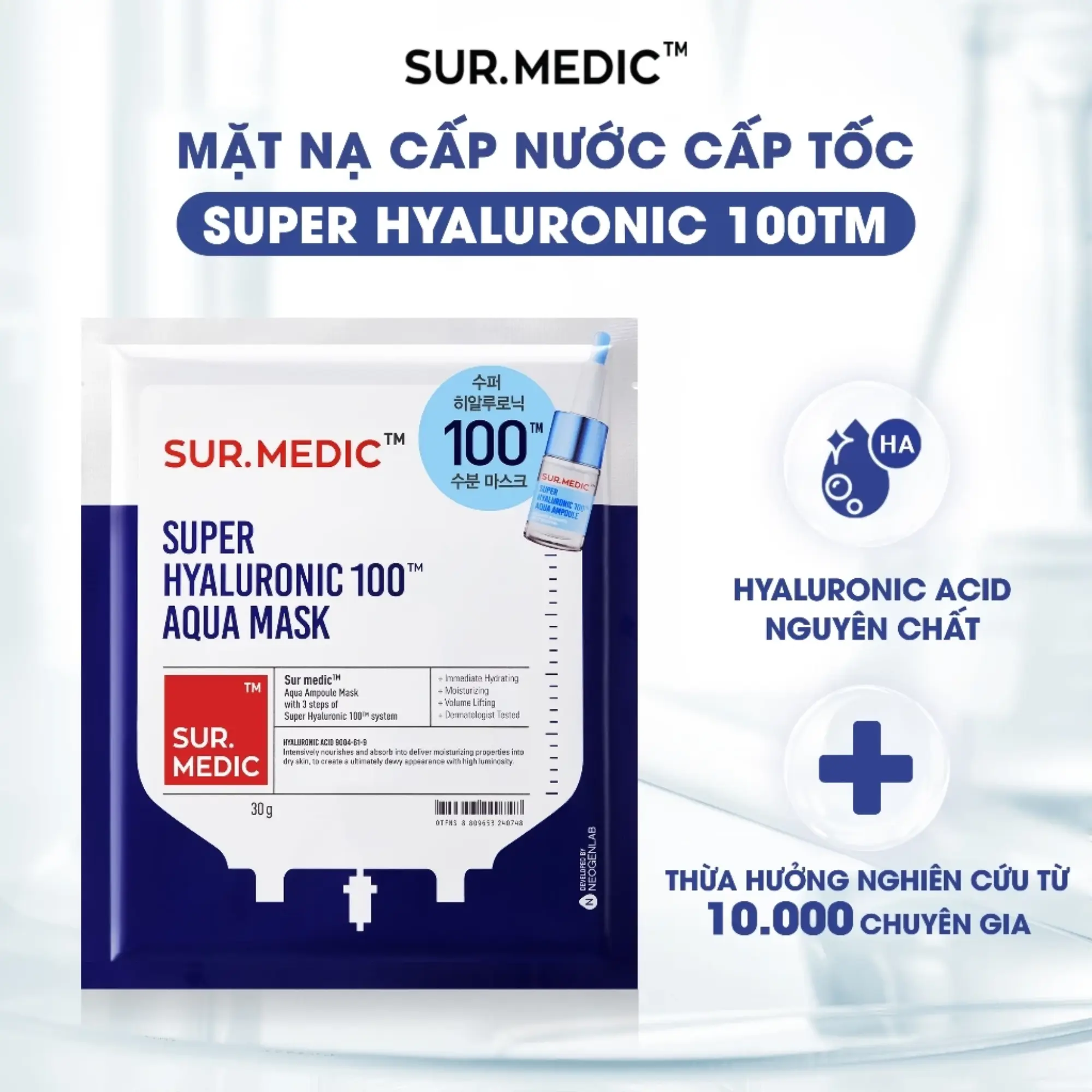 mặt nạ cấp nước Sur.medic