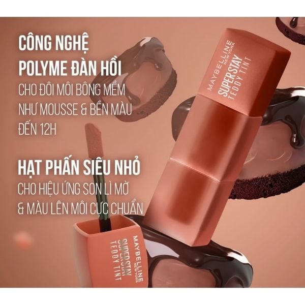 Son Kem Lì Maybelline Superstay Teddy Tint