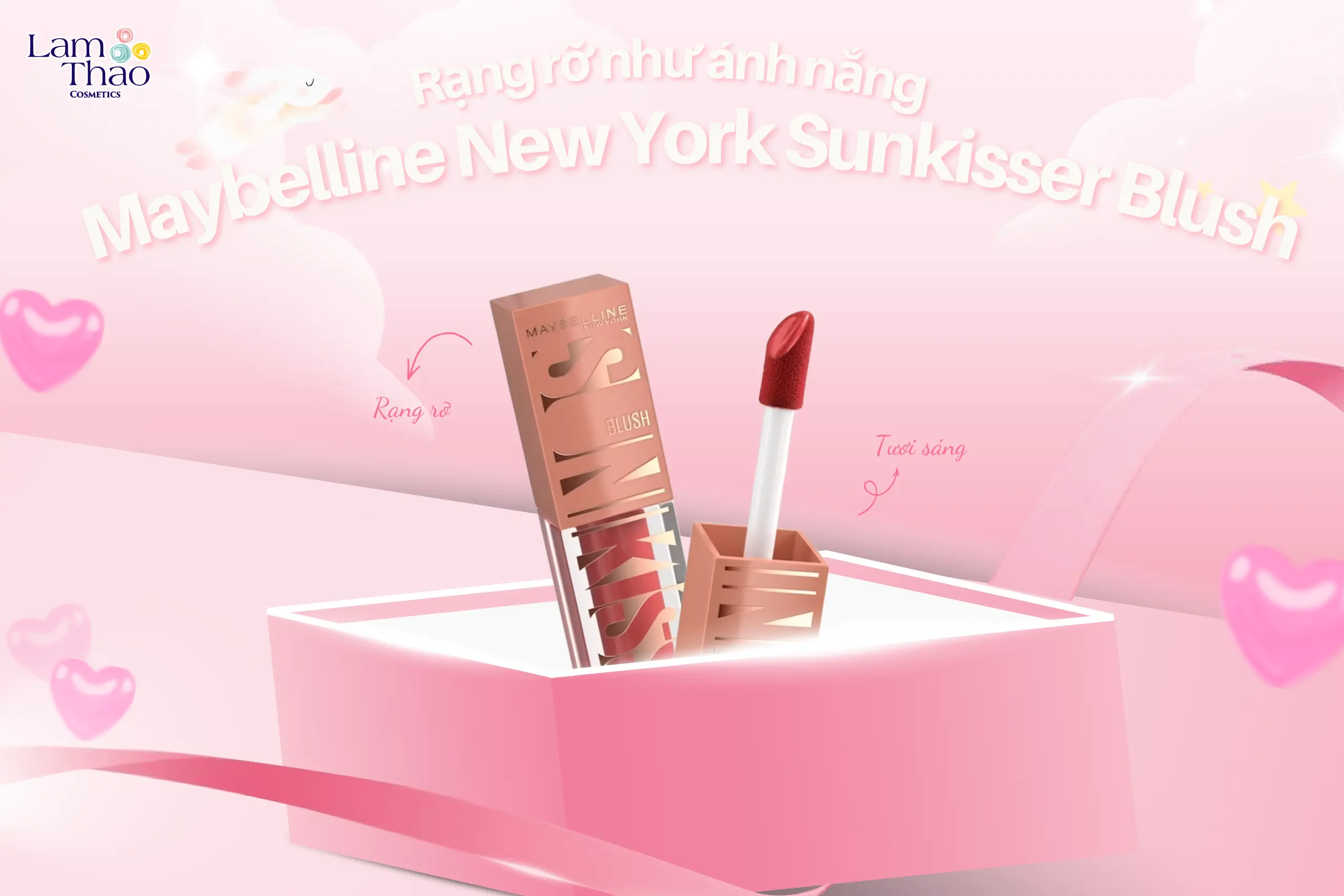 má hồng dạng kem