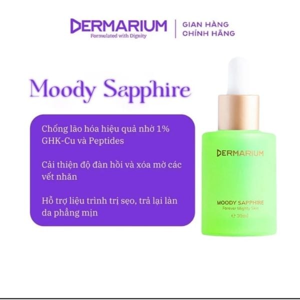 Tinh Chất Chống Lão Hoá Dermarium Moody Sapphire
