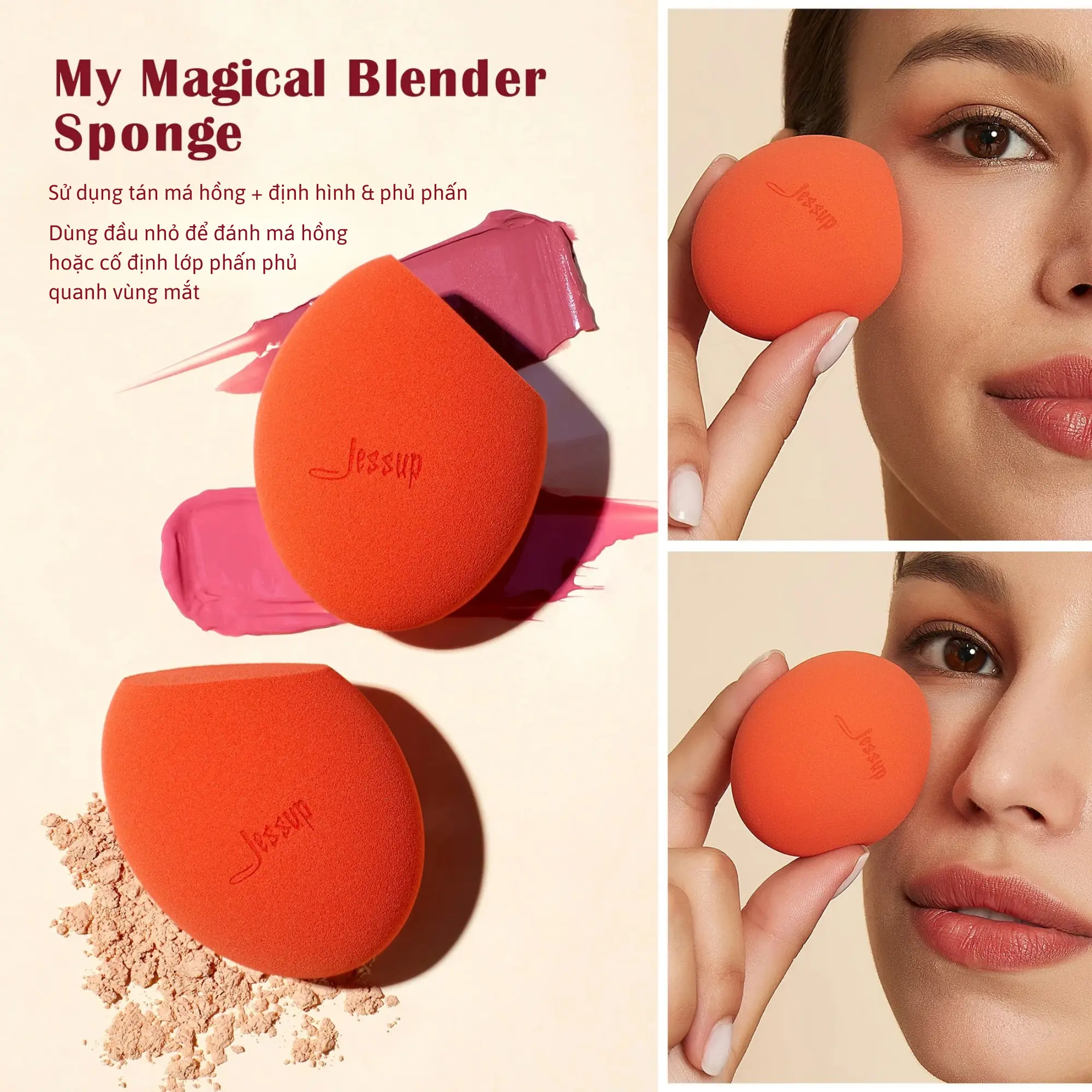 jessup set cọ 7 cây + 2 mút