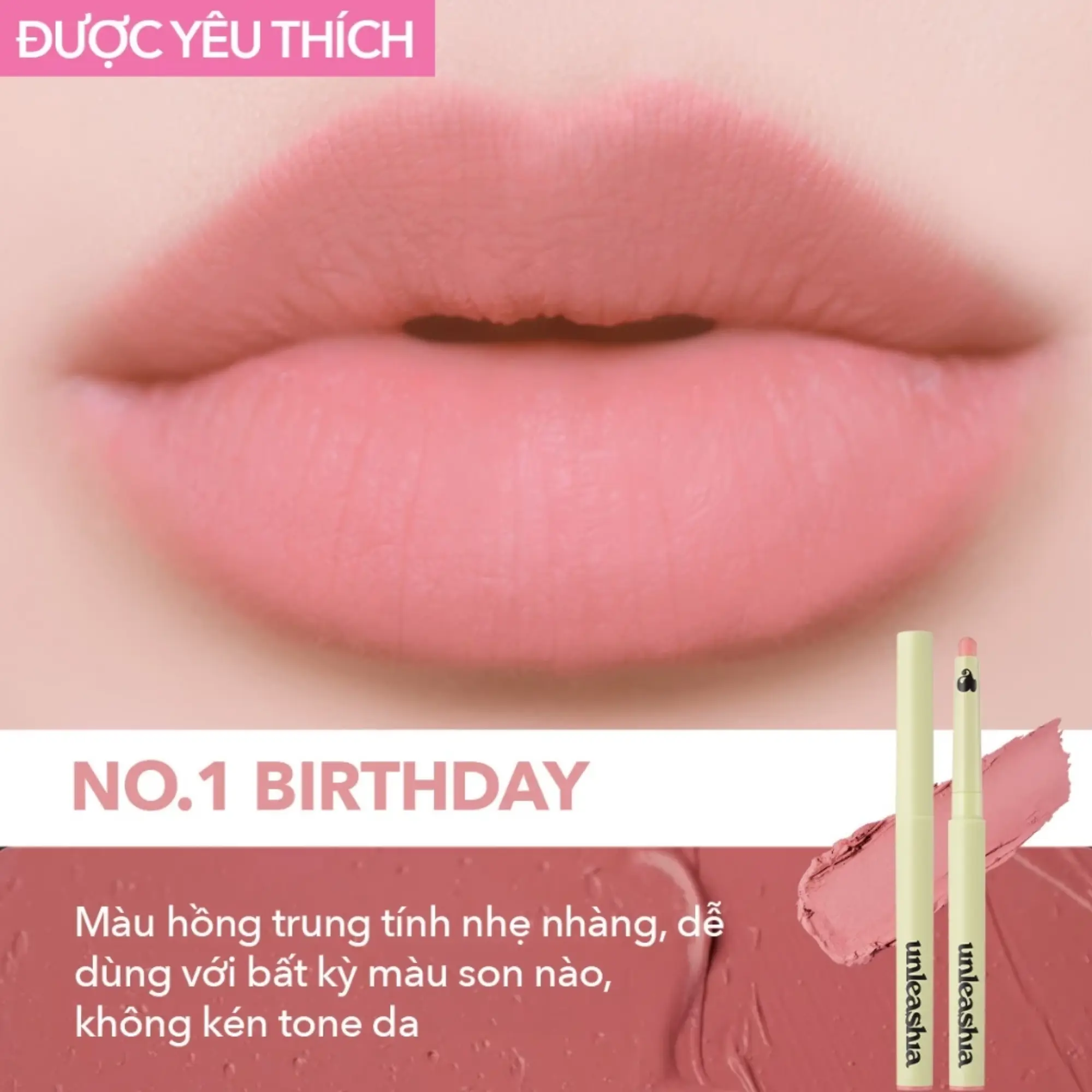 chì kẻ viền môi