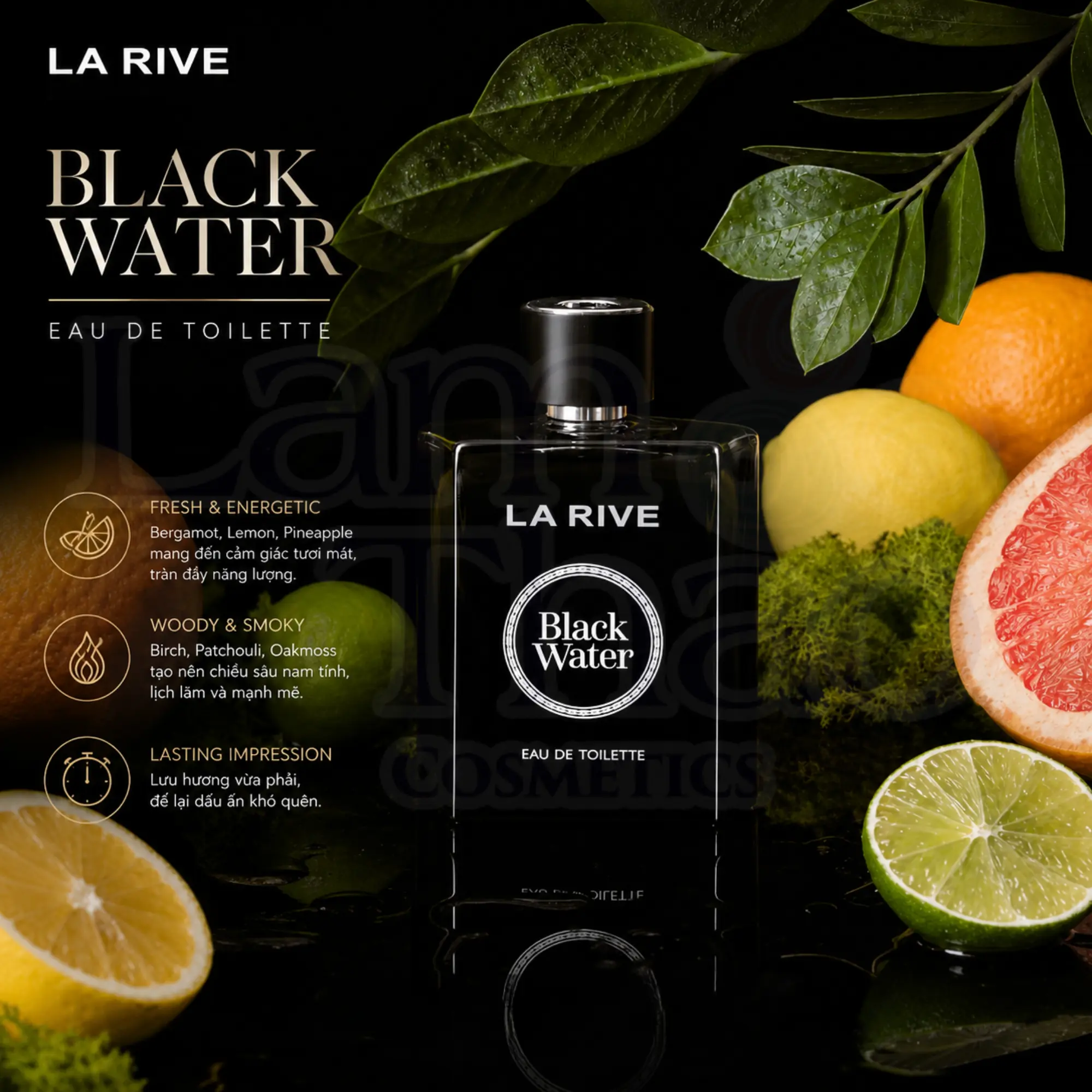 Nước Hoa La Rive Black Water EDT