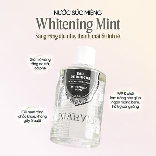 Nước Súc Miệng Marvis Collutorio Whitening Mint
