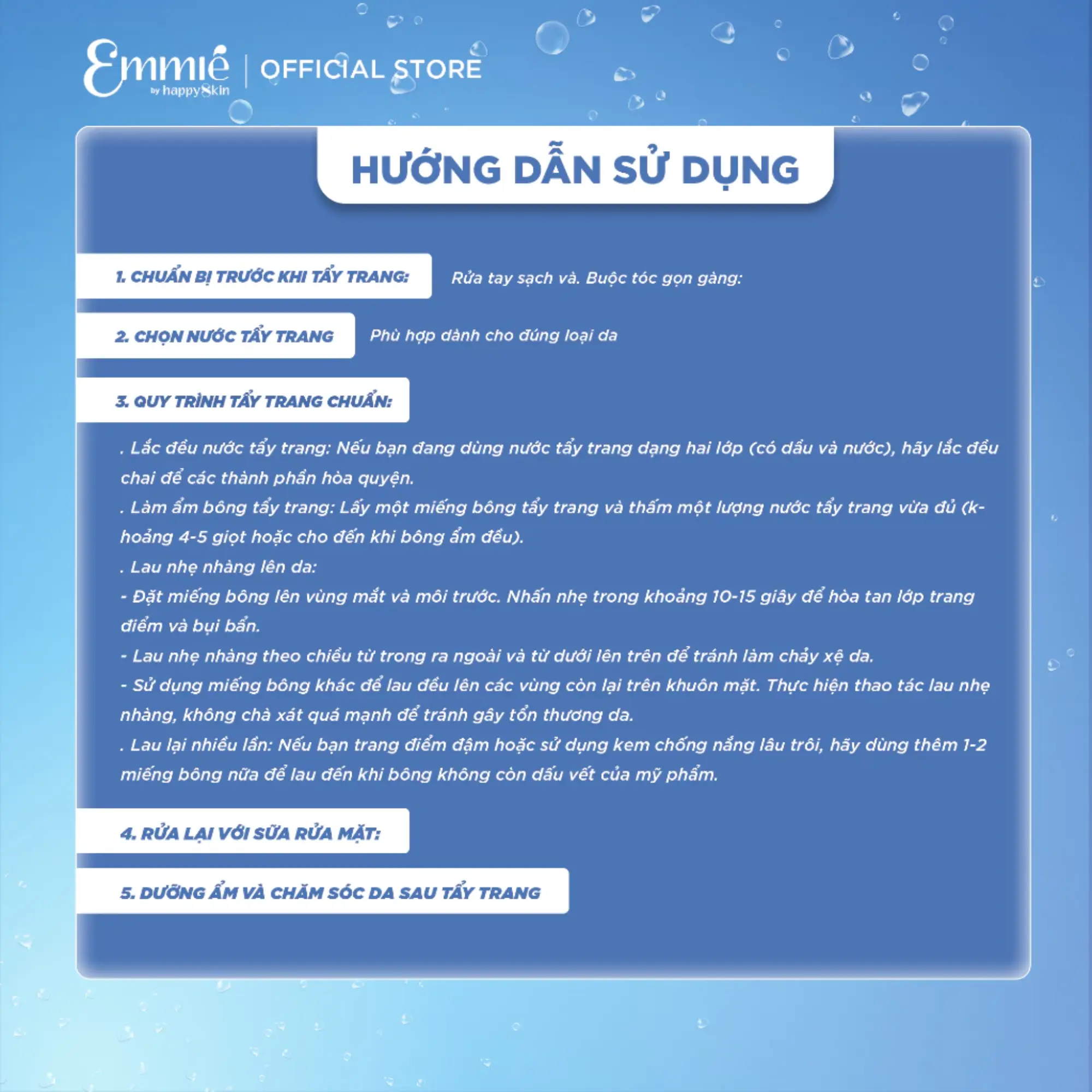 nước tẩy trang Emmie