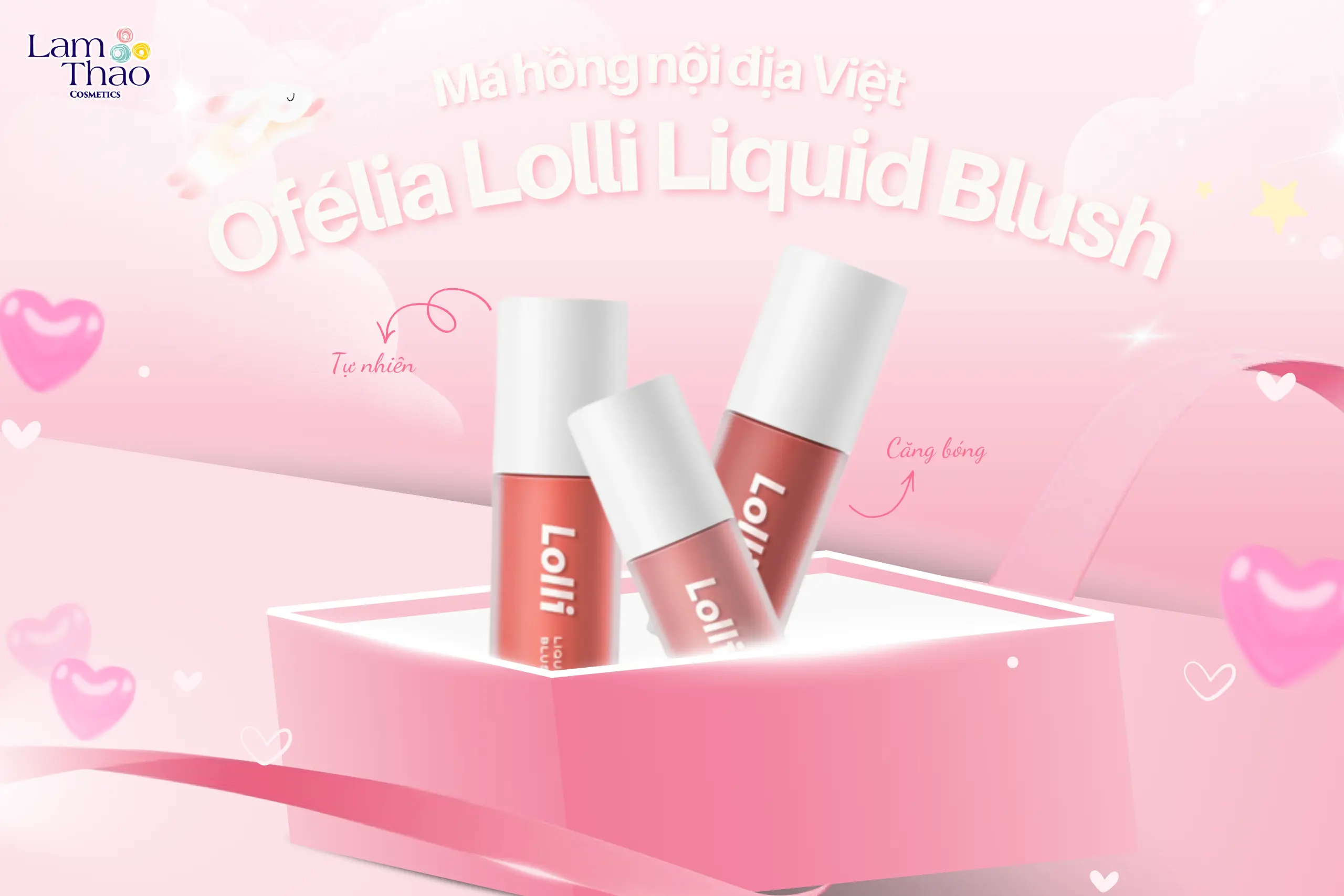 má hồng dạng kem