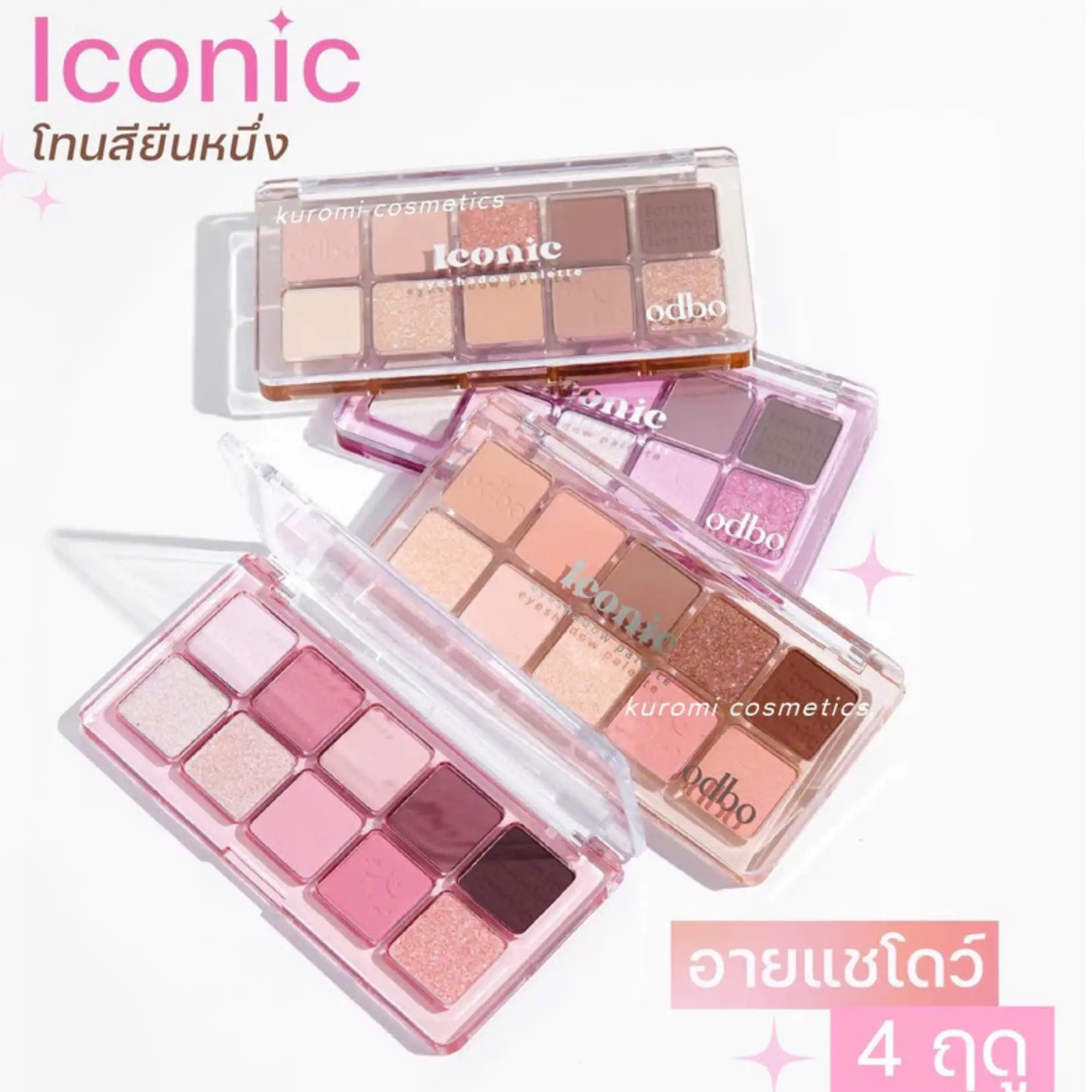 bảng phấn mắ 10 ô odbo