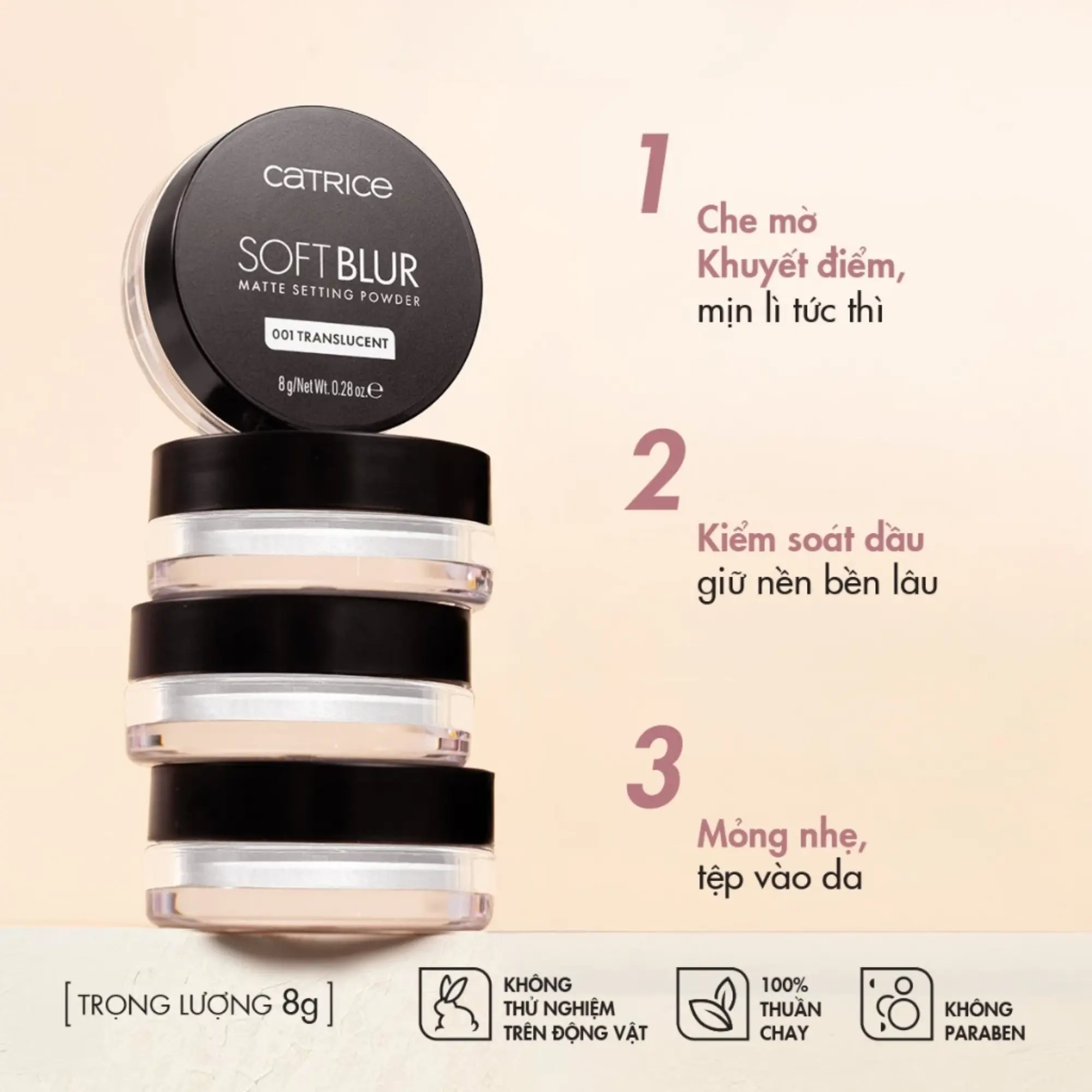 phấn phủ Catrice Soft