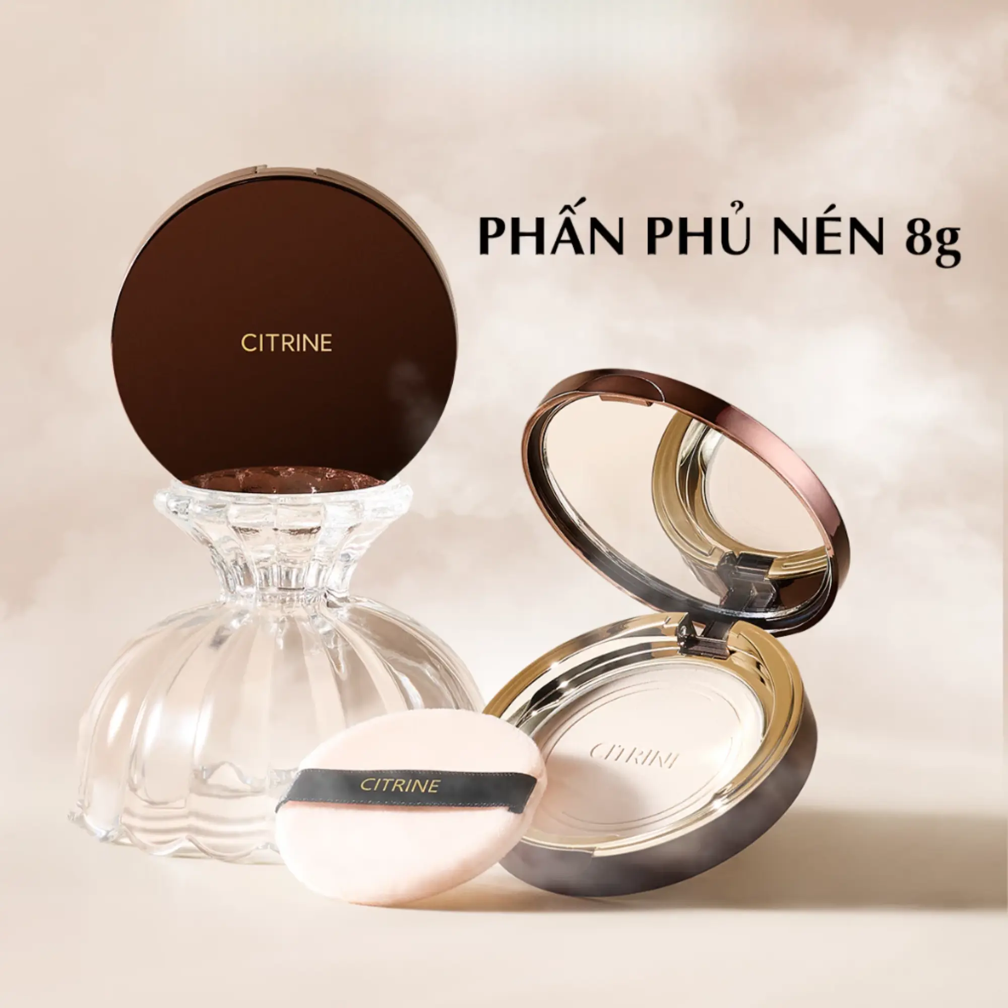 phấn phủ nén Citrine