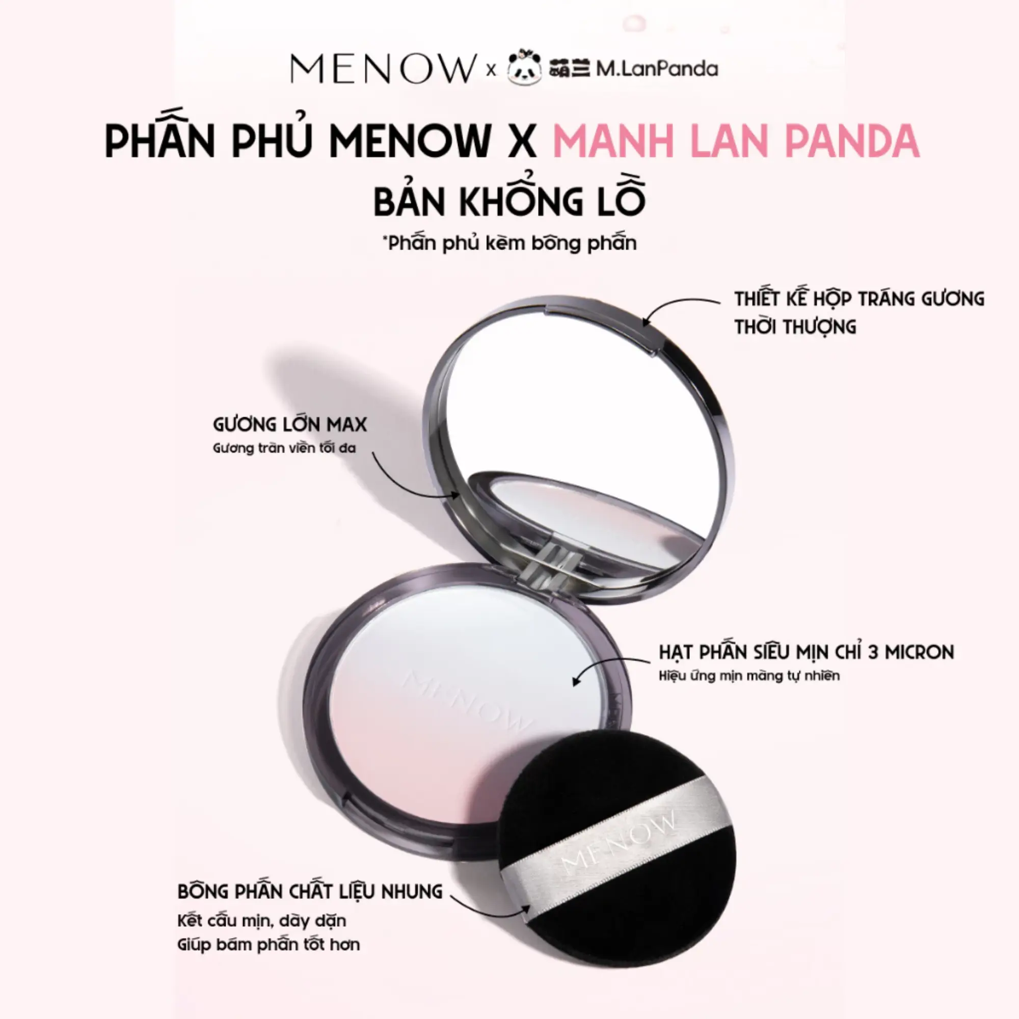 phấn phủ nén menow
