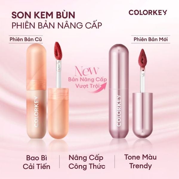 Son Bùn Colorkey Mousse Matte Lip Mud