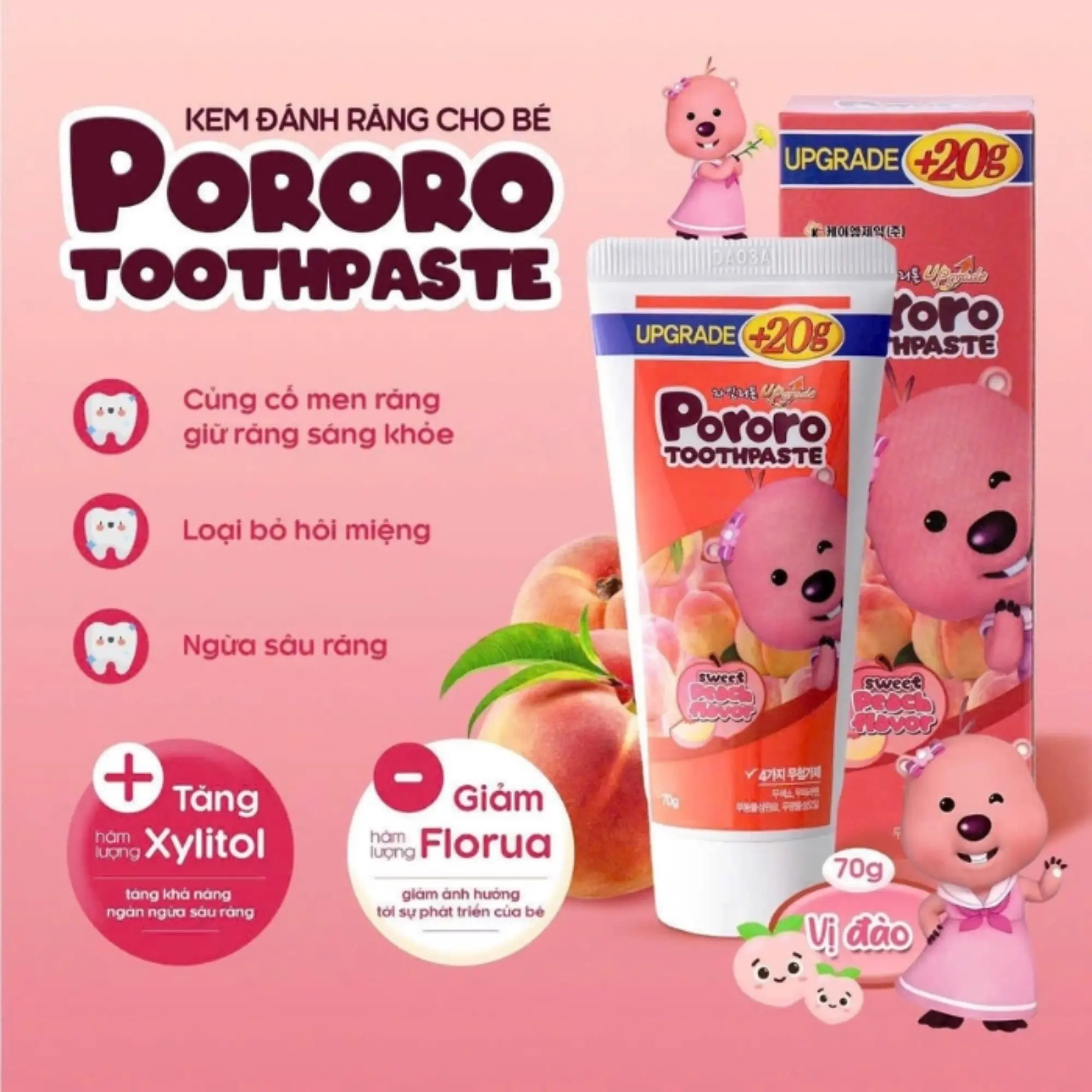 Kem Đánh Răng Cho Bé Pororo