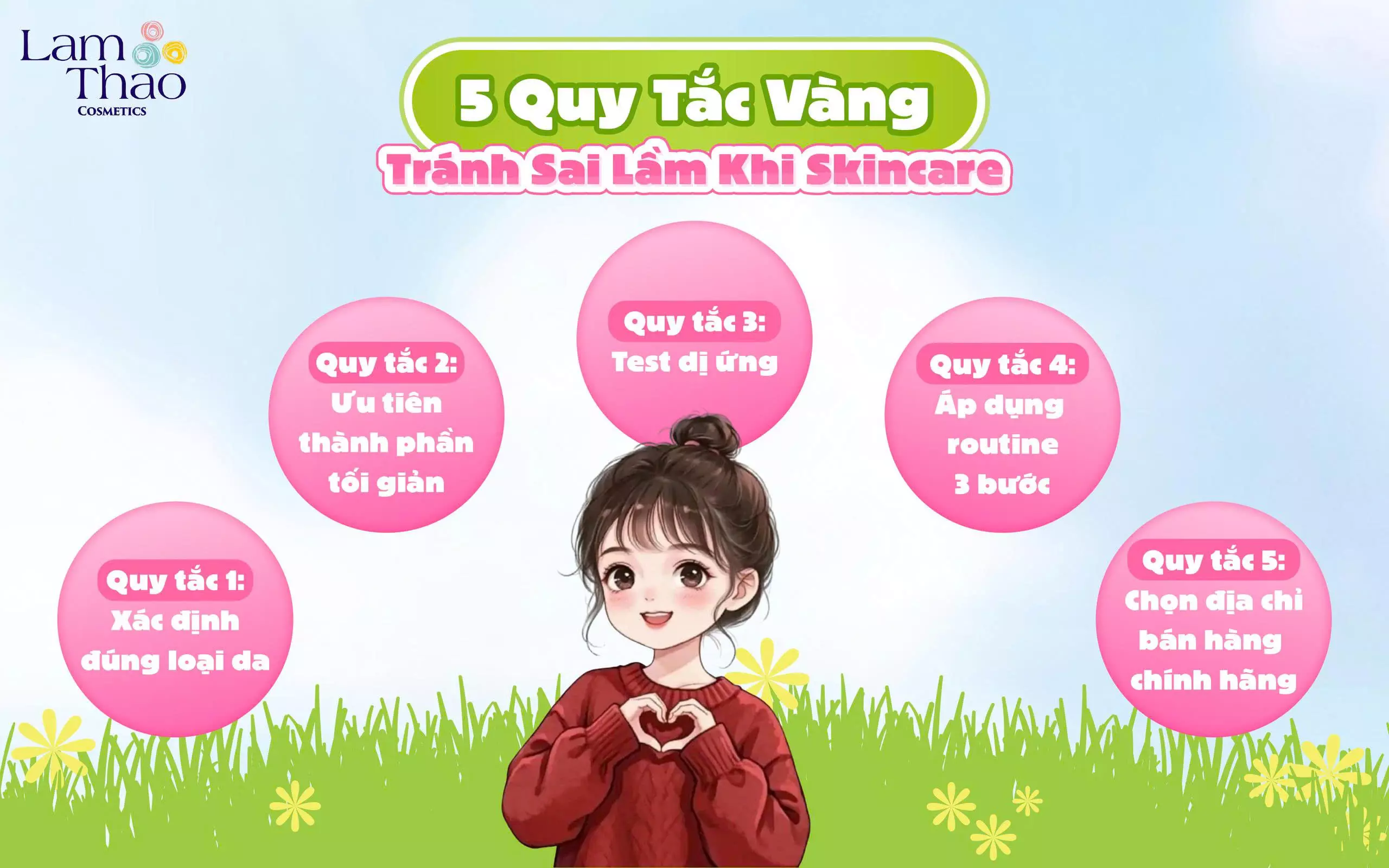 quy tắc trong skincare