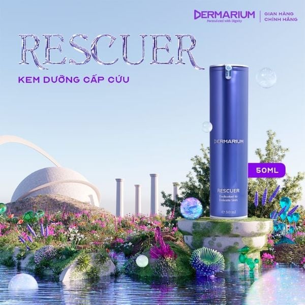 Kem Dưỡng Hỗ Trợ Phục Hồi Và Giảm Kích Ứng Dermarium The Rescuer