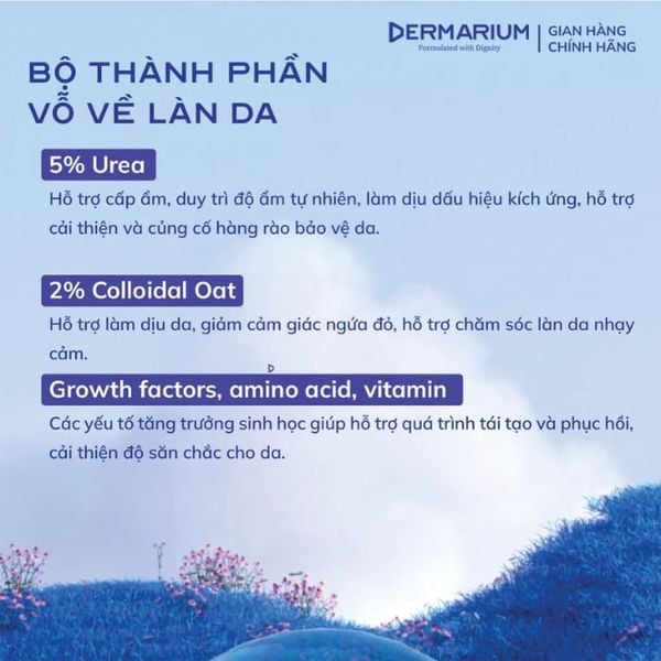 Kem Dưỡng Hỗ Trợ Phục Hồi Và Giảm Kích Ứng Dermarium The Rescuer