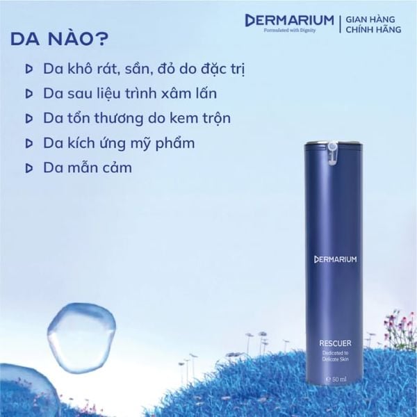 Kem Dưỡng Hỗ Trợ Phục Hồi Và Giảm Kích Ứng Dermarium The Rescuer