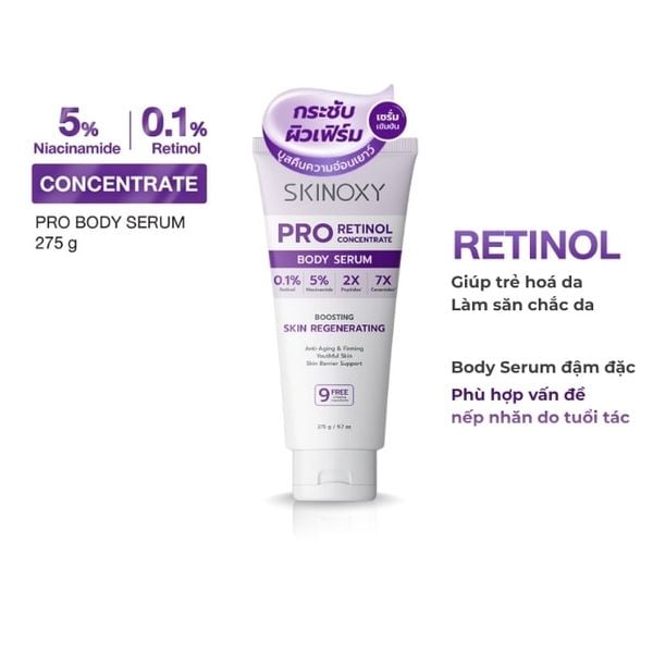 Tinh Chất Dưỡng Thể Skinoxy Pro Retinol Concentrate Body Serum