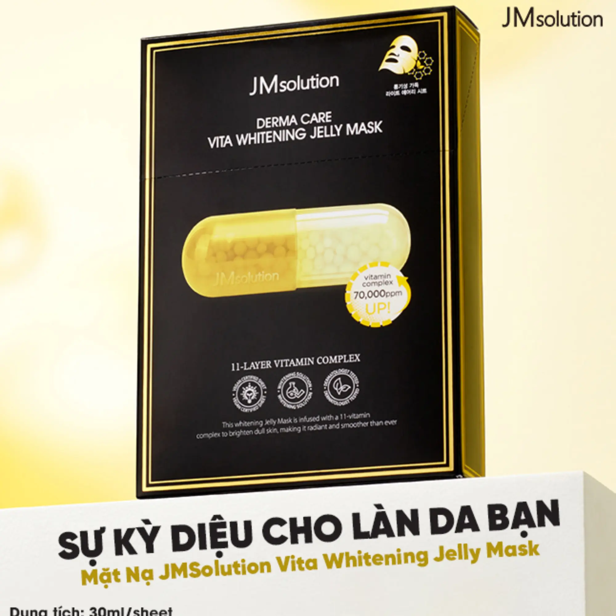 Mặt Nạ JM Solution Derma Care Vita Whitening
