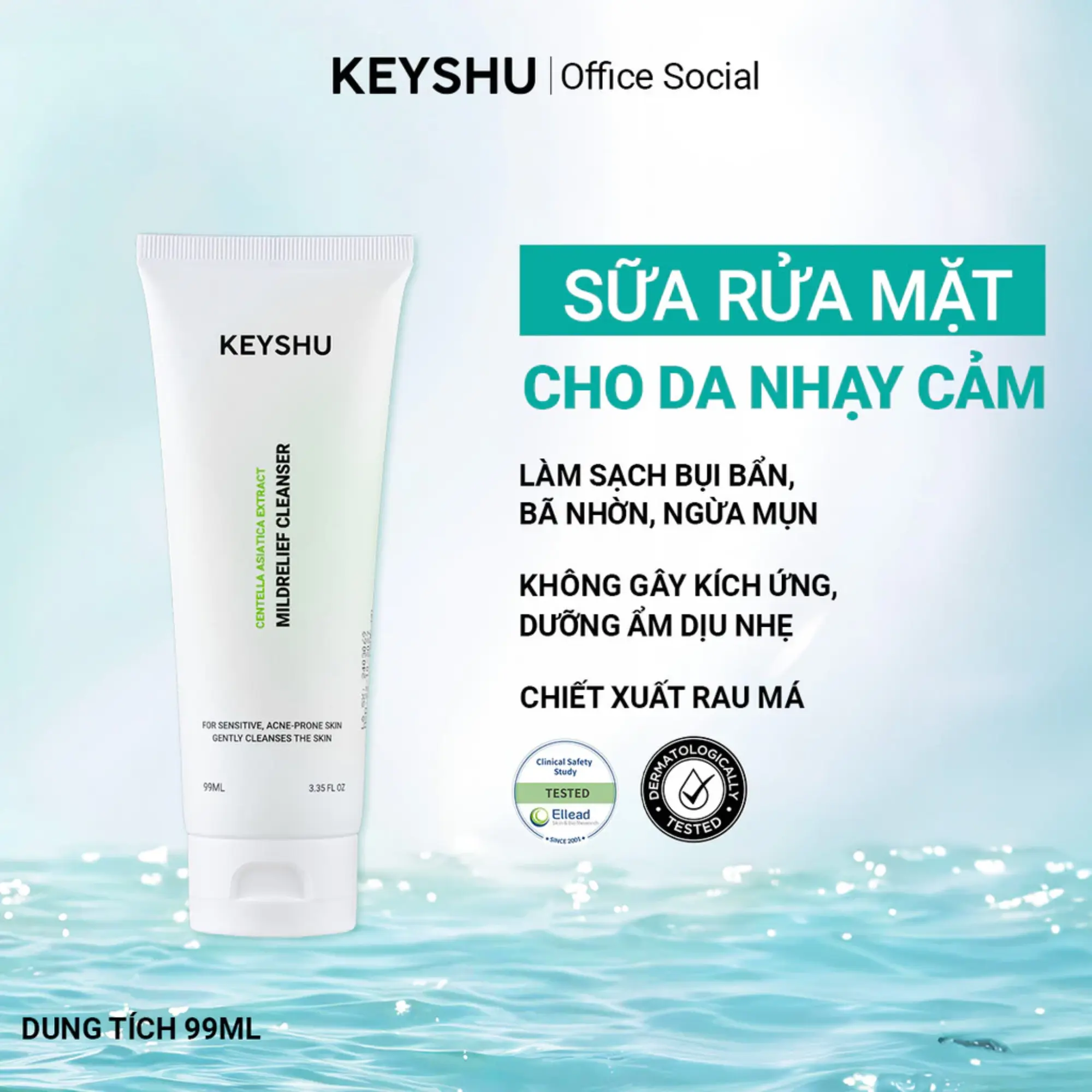 sữa rửa mặt mildrelief