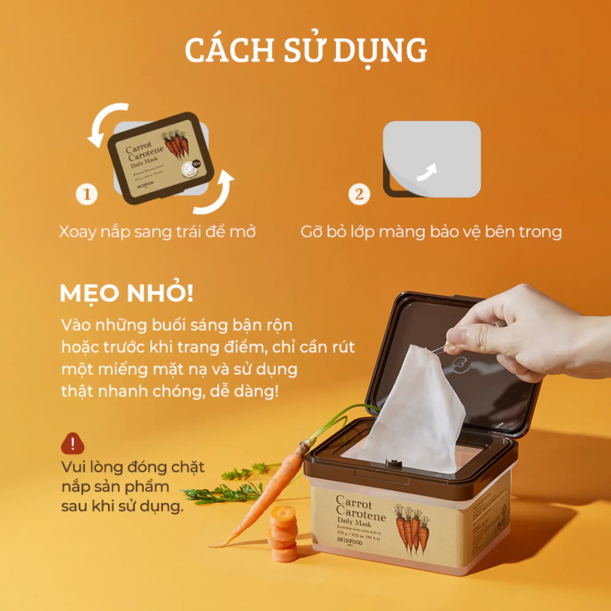 mặt nạ cà rốt skinfood