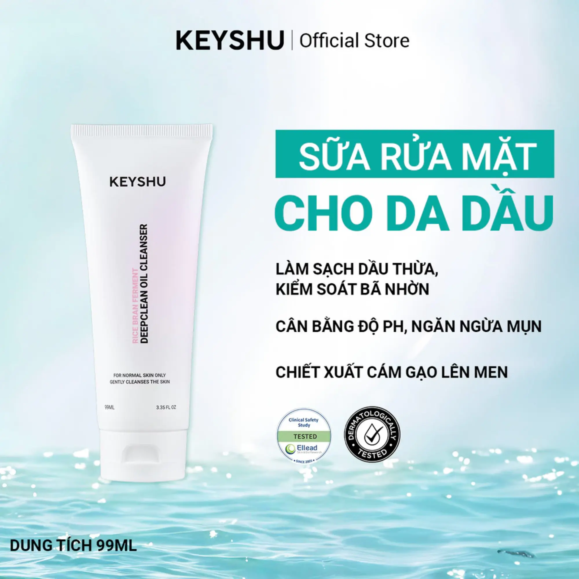 sữa rửa mặt Deepclean Oil