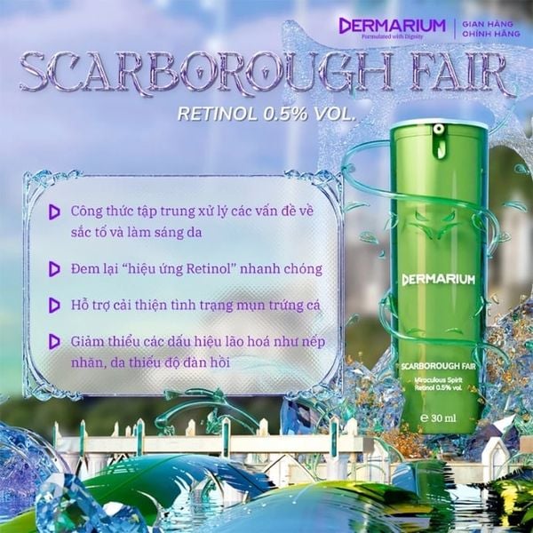 Tinh Chất Cải Thiện Vấn Đề Sắc Tố Dermarium Scarborough Fair