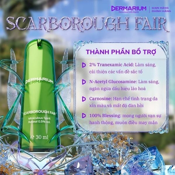 Tinh Chất Cải Thiện Vấn Đề Sắc Tố Dermarium Scarborough Fair