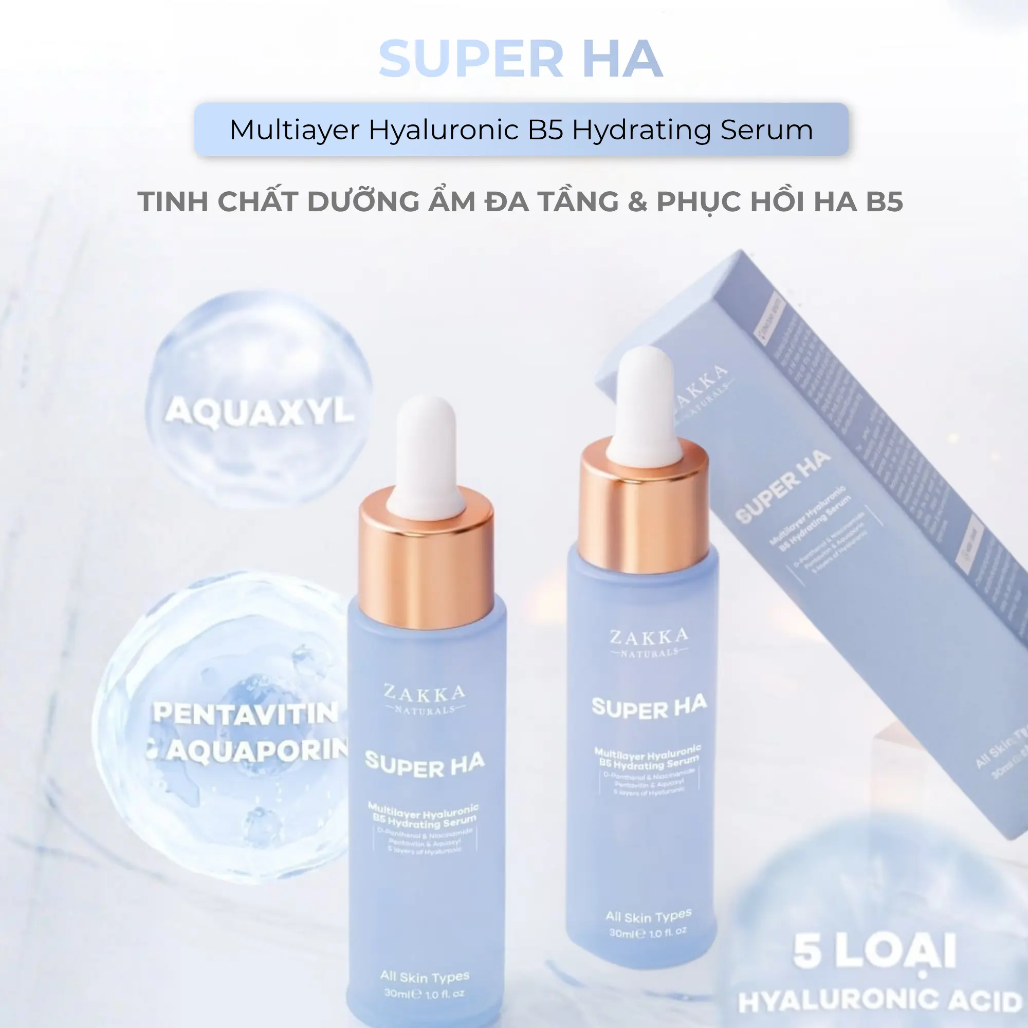 serum cấp ẩm HA zakka