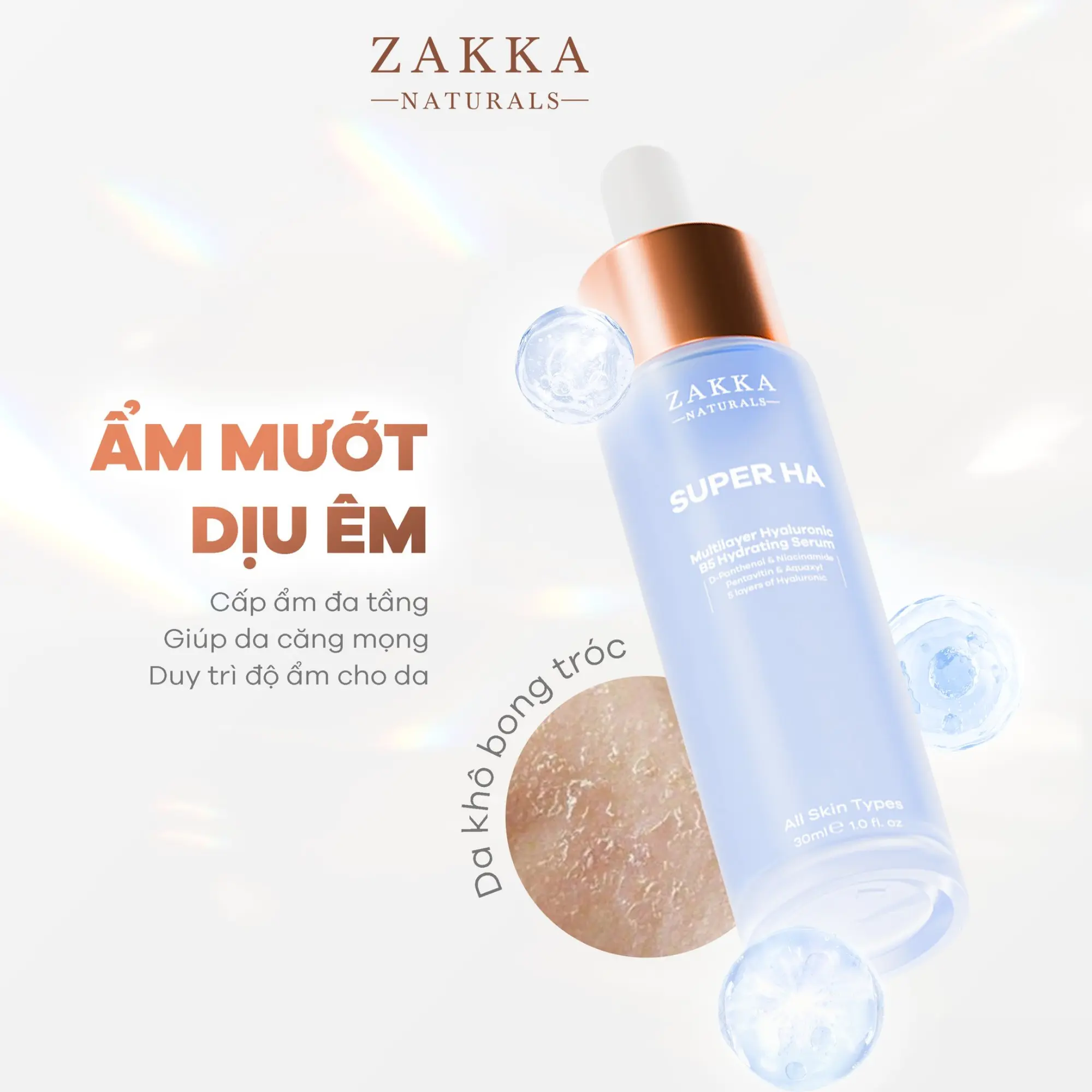 serum cấp ẩm HA zakka