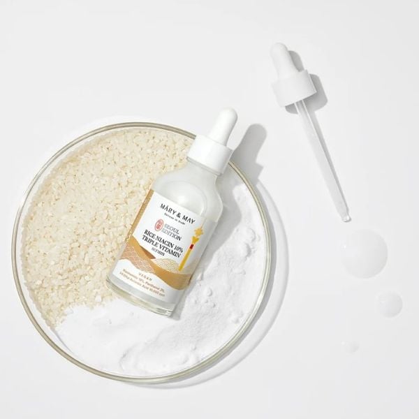 Tinh Chất Mary&May Rice Niacin 10% Triple Vitamin Serum
