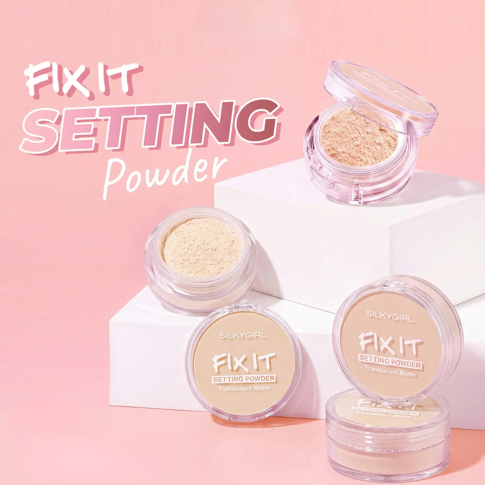 phấn phủ sáp silkygirl