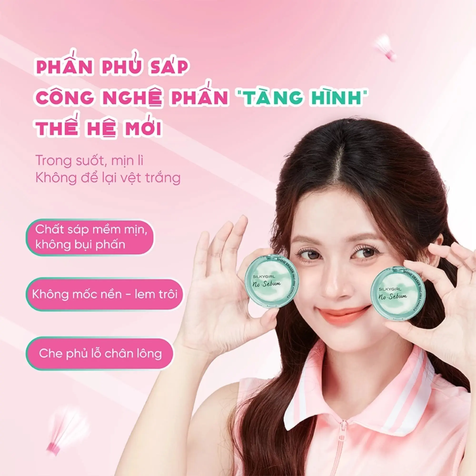 phấn phủ sáp silkygirl