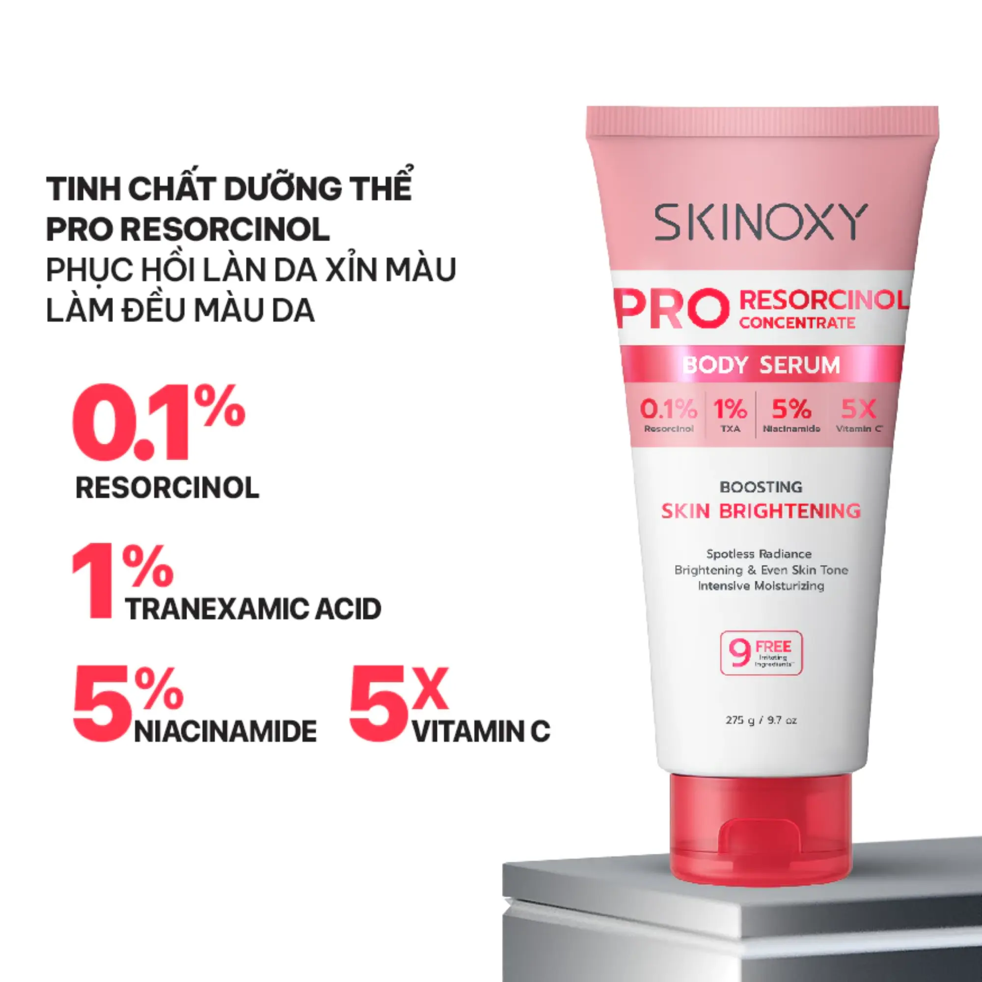 dưỡng thể trắng da skinoxy