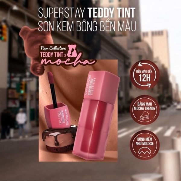 Son Kem Lì Maybelline Superstay Teddy Tint