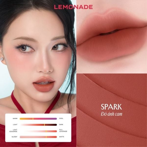 Son Bùn Ấm Mờ Mịn Lâu Trôi Lemonade Perfect Couple Blurry Stain Lip Cream