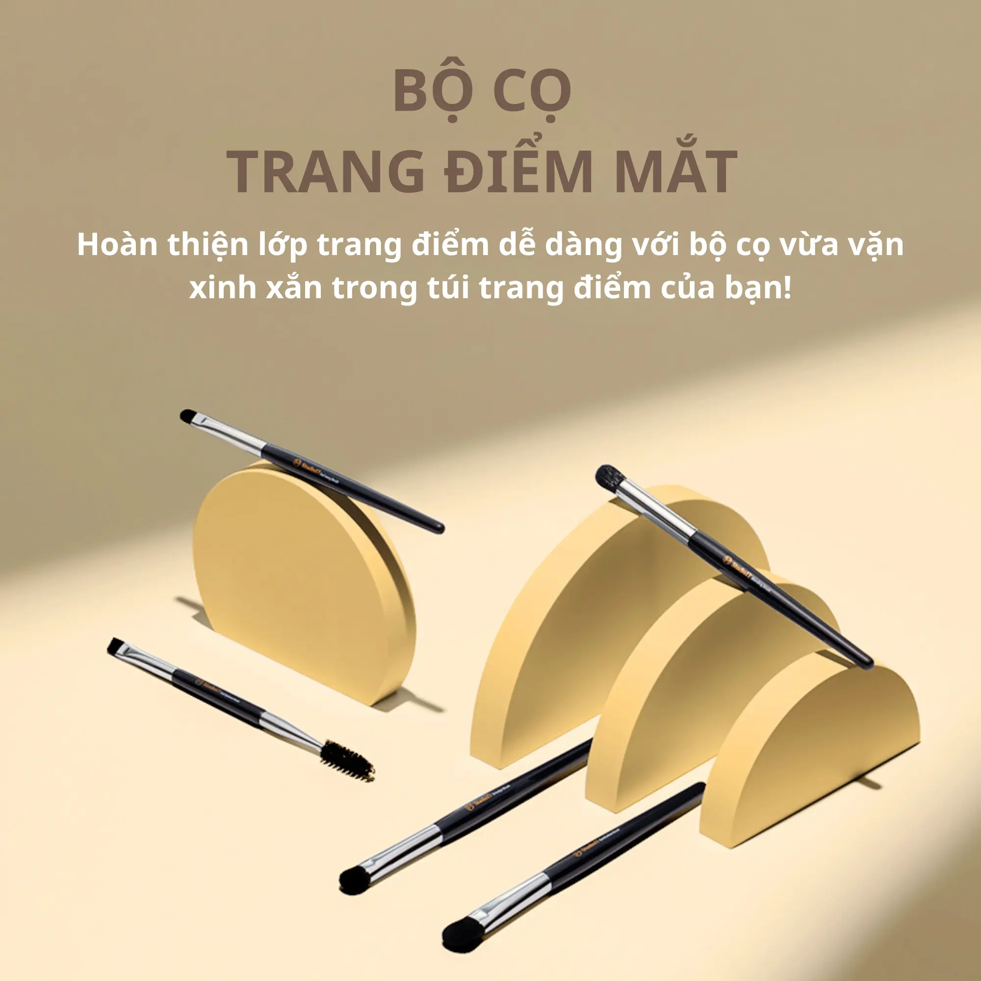 Studio17 bộ cọ mắt 5 cây