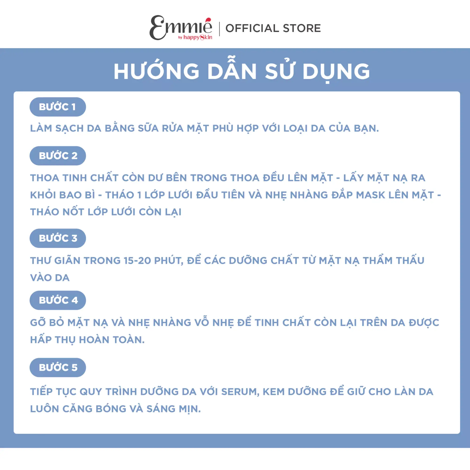 mặt nạ dưỡng trắng emmie